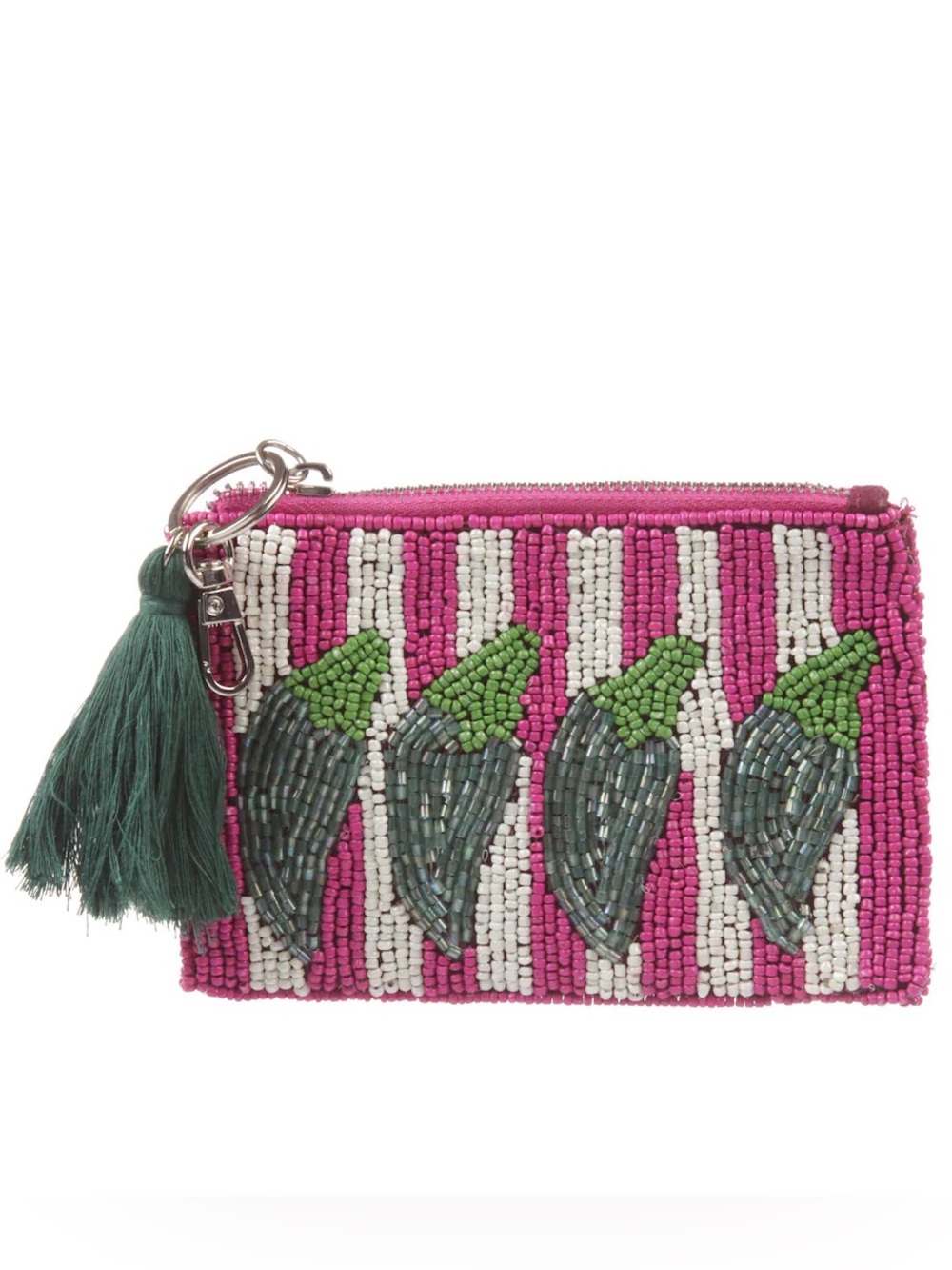 Sol and Mer Beaded Chili Pepper
Coin Purse Wallet